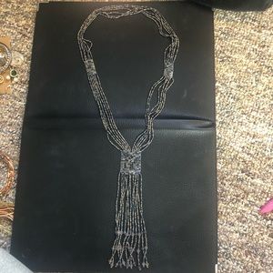 Long statement necklace